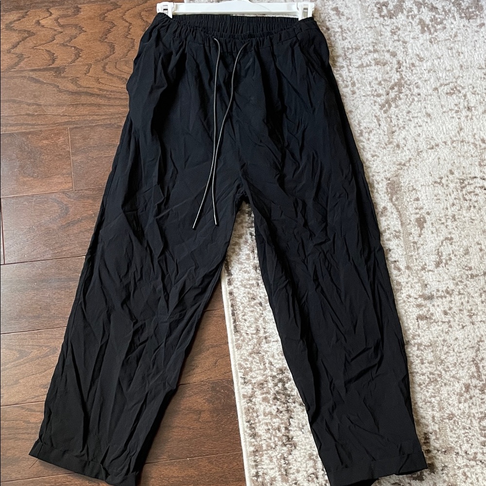 Black Elastic Waist Pants